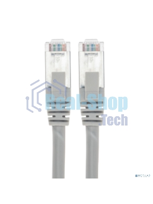 Патч-корд S/FTP Rexant cat. 6A (10G), RJ45-RJ45, неэкранированный, 28AWG, LSZH, серый, 3 м