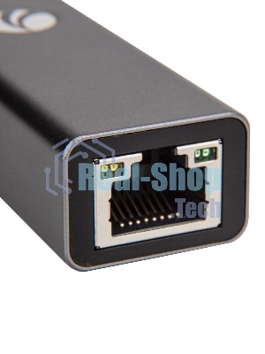 Кабель-переходник USB 3.0 (Am) --> LAN RJ-45 Ethernet 1000 Mbps, Aluminum Shell, VCOM DU312M