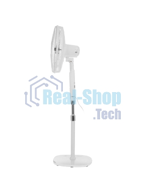Вентилятор Centek CT-5023 белый, напольный, 65 Вт, 4 скорости, 44.5 см