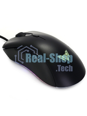Мышь проводная Crown CMGM-904 черный, 7000 dpi, USB, кнопки - 7