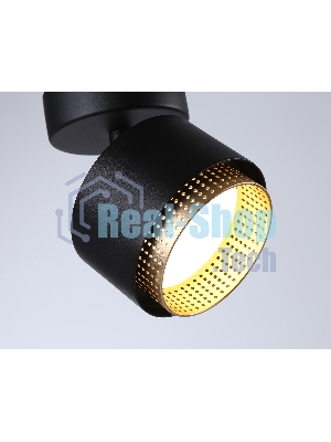 Светильник Ambrella light TN71282  BK/GD черный/золото GX53 max 12W D95*137