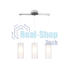 Светильник Ambrella light TR3675/3 CH/CL/FR хром/прозрачный/белый матовый E14/3 max 40W 640*110*900