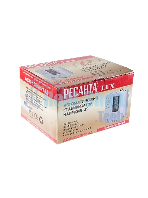 Стабилизаторы напряжения Ресанта АСН-1 500 Н/1-Ц 63/6/20 Стабилизатор Lux 220В±8%, Габариты 206х133х230, Вес 4,5кг