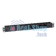 Блок розеток горизонтальный ExeGate ServerPro PDU-19H605 Al-6S-C14-SW-O, 19