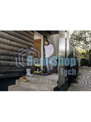 Строительный пылесос Karcher WD 3 S V-17/4/20 желтый, 1000 Вт, уборка сухая/сбор воды, пылесборник мешок/контейнер, 17 л