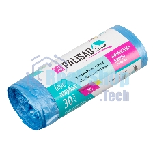 Пакеты для мусора Home Palisad 30 л x 30 шт. голубые