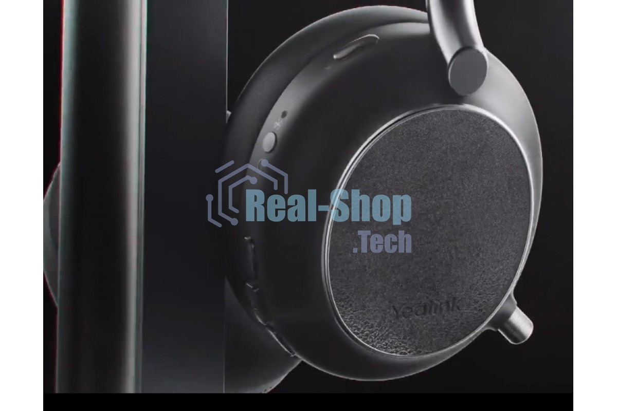 Беспроводные/проводные наушники Yealink BH76 Plus UC Black, накладные, Bluetooth + USB-A, активное шумоподавление, до 40 ч