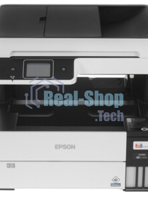 МФУ струйное Epson L6490 (C11CJ88405), A4, цветной, печ. до 17 стр/мин. (ч/б) до 9.5 стр/мин. (цвет), 1200 x 4800 dpi (печать) 1200x2400dpi (скан.), USB, RJ-45, Wi-Fi