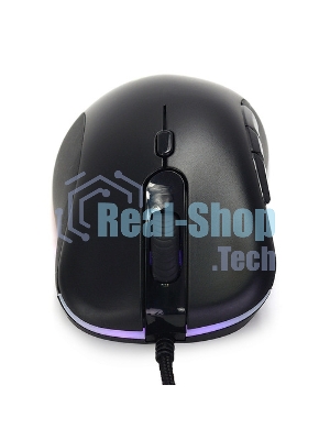 Мышь проводная Crown CMGM-904 черный, 7000 dpi, USB, кнопки - 7