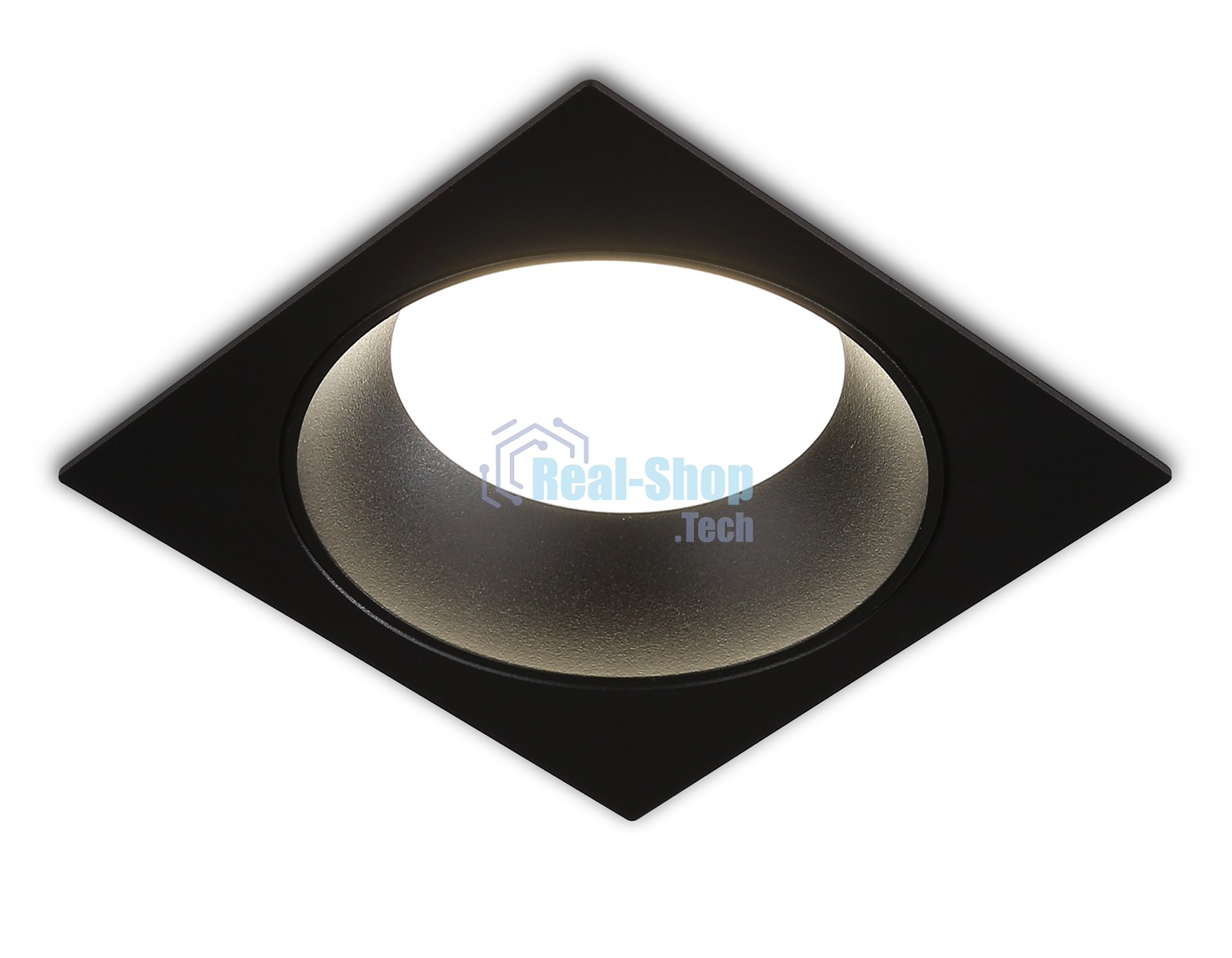 Светильник Ambrella light TN52339 SBK черный песок GX53 max 12W 115*115*25