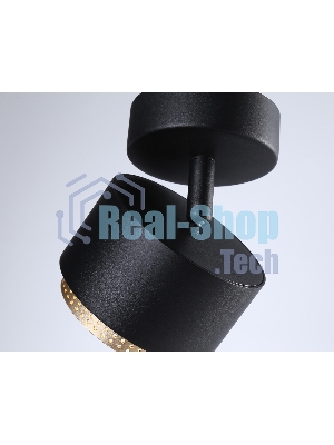 Светильник Ambrella light TN71282  BK/GD черный/золото GX53 max 12W D95*137