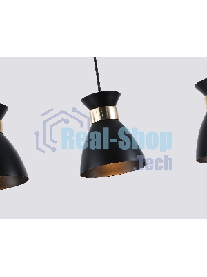 Светильник Ambrella light TR8469/3 BK/FGD черный/золото E27/3 max 60W 550*135*1000