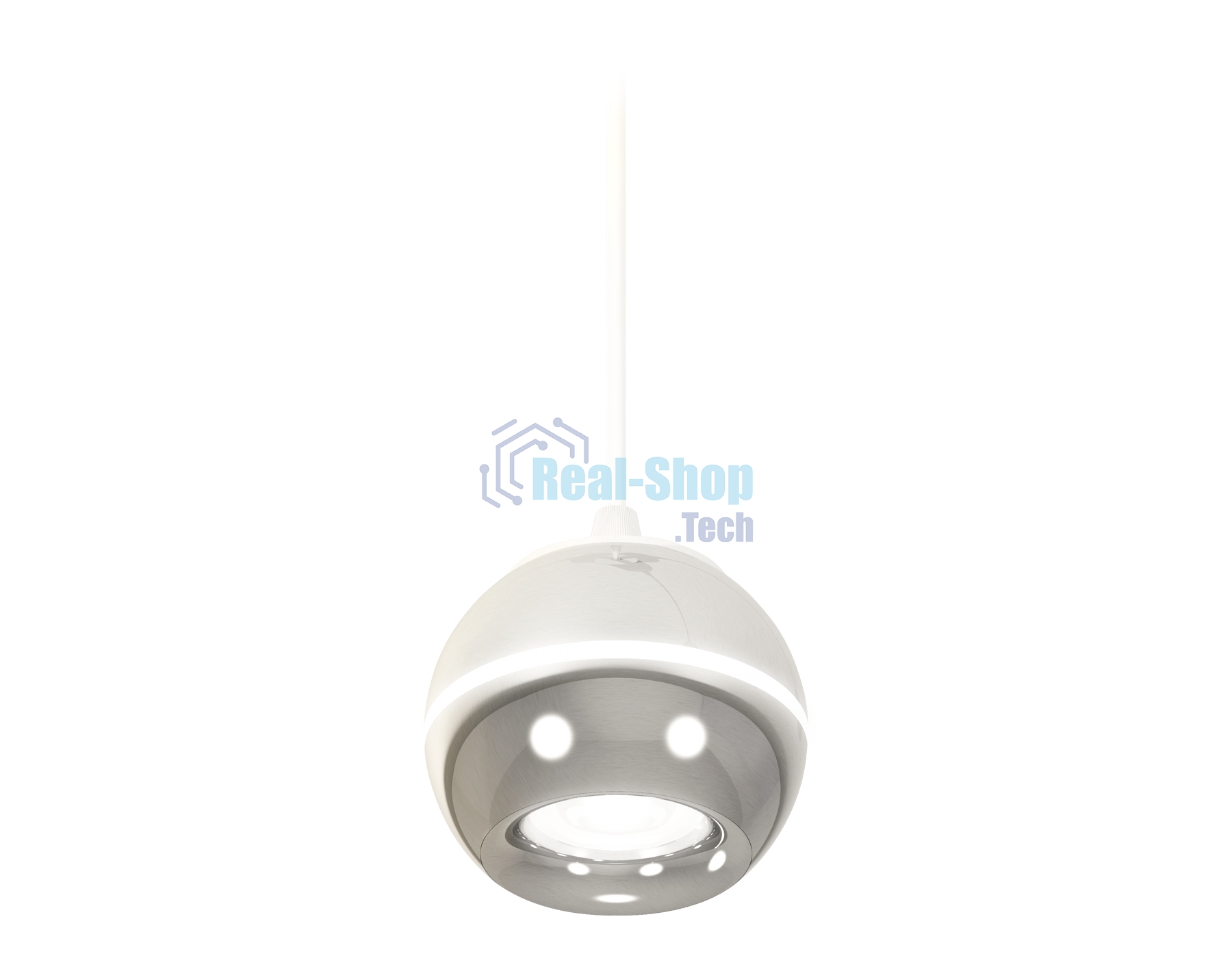 Светильник Ambrella XP1104001 PSL/SWH серебро полированное/белый песок MR16 GU5.3 LED 3W 4200K (A2301, C1104, N7012)