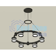 Светильник Ambrella light XR92051203/6 SBK/FR черный песок/белый матовый GX53  (A9205, C9232, N8478)
