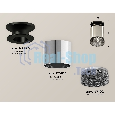 Светильник Ambrella Light XS7405024 PSL/PBK/BK серебро полированное/черный полированный/тонированный MR16 GU5.3