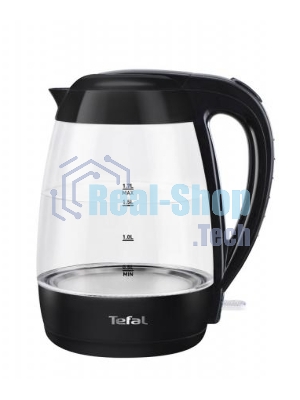 Электрочайник Tefal KO 450832 черный, 1.7 л, 2400 Вт, скрытый нагревательный элемент