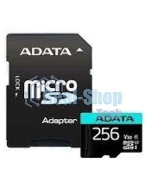 Флеш карта MICRO SDXC 256Gb W/AD. AUSDX256GUI3V30SA2-RA1 ADATA