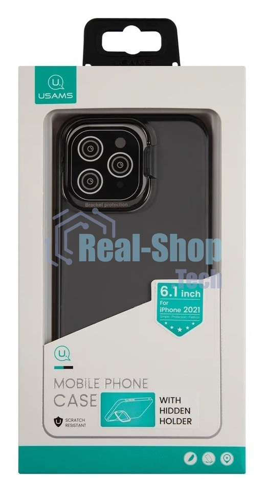 Чехол для Apple iPhone 13 Pro Usams US-BH782 черный (УТ000028088)