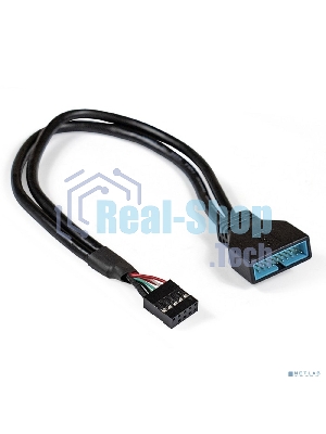 Кабель-переходник ExeGate EX284940RUS USB 2.0-USB 3.0 ExeGate EX-CC-U3U2-0.3 (9pin/19pin, 0,3м)