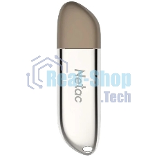 Флешка USB Netac U352 (NT03U352N-008G-20PN), 8Gb, USB 2.0, R/W 50/15, серебристый