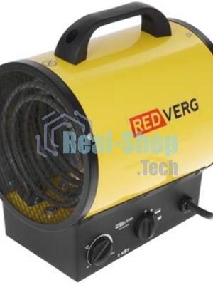 Тепловая пушка электрическая RedVerg RD-EHR5A/380 5000Вт желтый/черный