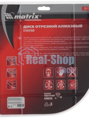 Диск алмазный Matrix ф400 х 25,4 мм, 