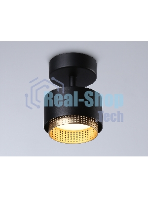 Светильник Ambrella light TN71282  BK/GD черный/золото GX53 max 12W D95*137