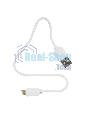 Кабель USB Гарнизон GCC-USB2-AP2-0.3M-W AM/Lightning, для iPhone5/6/7, IPod, IPad, 0.3м, белый, пакет