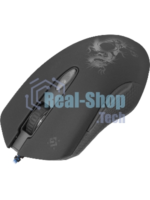 Мышь проводная Defender Sky Dragon GM-090L черный, 3200 dpi, USB, кнопки - 6