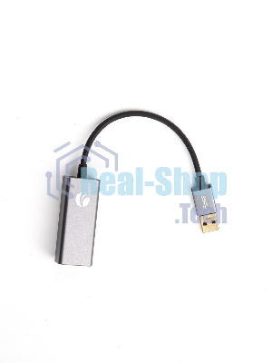 Кабель-переходник USB 3.0 (Am) --> LAN RJ-45 Ethernet 1000 Mbps, Aluminum Shell, VCOM DU312M