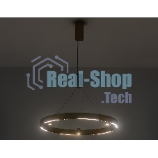 Подвесной светодиодный светильник Ambrella light FL5846/1+3 GD золото 40W 3000K/4200K/6400K D600*1200 (без ПДУ)