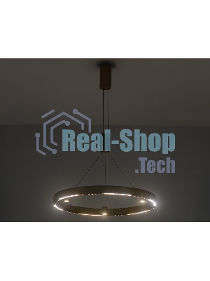 Подвесной светодиодный светильник Ambrella light FL5846/1+3 GD золото 40W 3000K/4200K/6400K D600*1200 (без ПДУ)