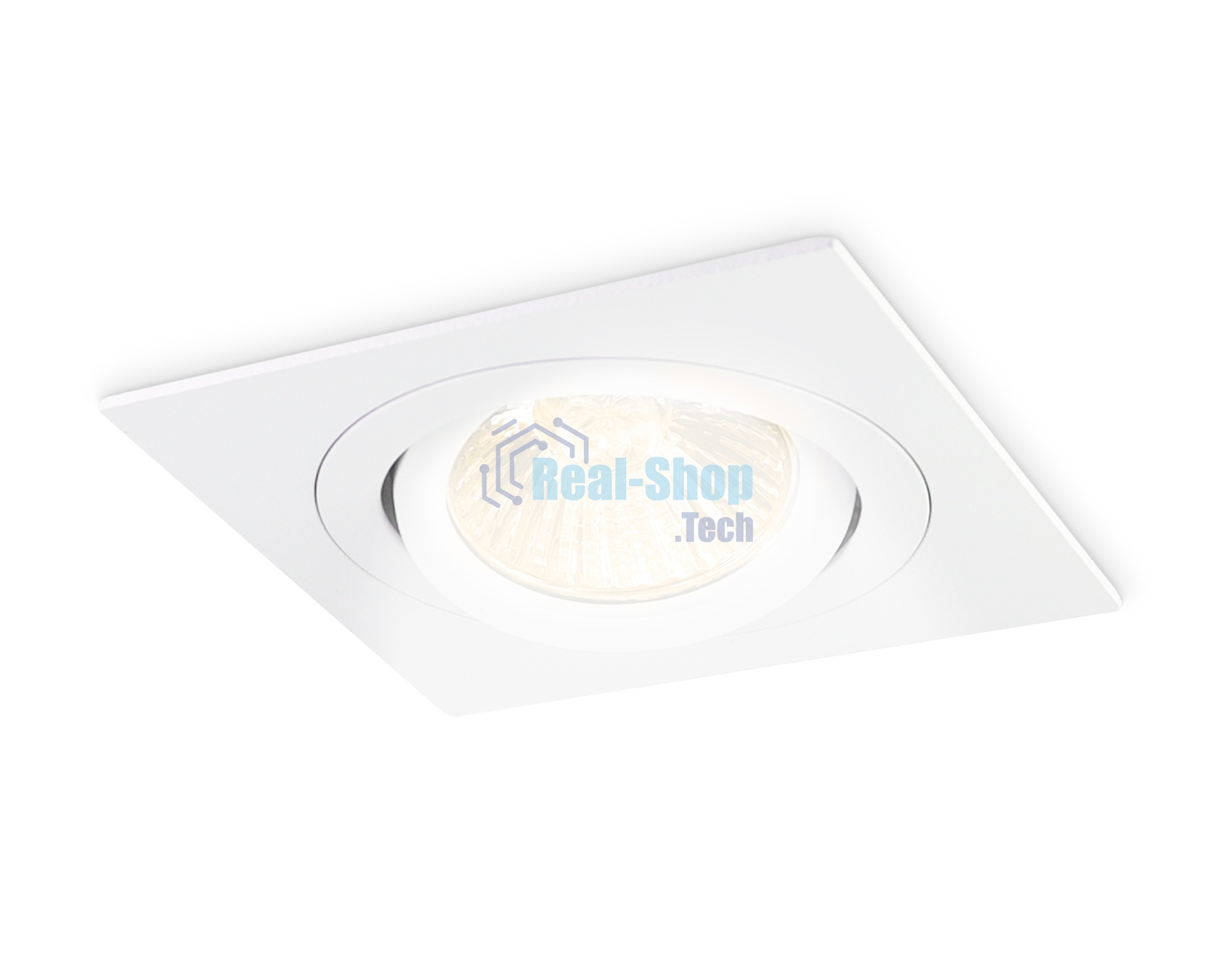 Встраиваемый поворотный точечный светильник Ambrella light TN102621 WH белый GU5.3 92*92*28