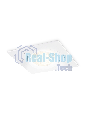 Встраиваемый поворотный точечный светильник Ambrella light TN102621 WH белый GU5.3 92*92*28
