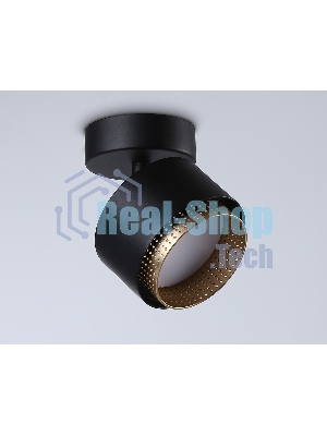 Светильник Ambrella light TN71282  BK/GD черный/золото GX53 max 12W D95*137