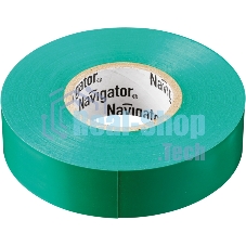 Изолента ПВХ Navigator 15 мм (рул.20м) зел. NIT-B15-20/G
