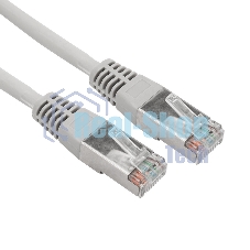 Патч-корд F/UTP Rexant cat.6, RJ45-RJ45, экранированный, 26AWG, LSZH, серый, 0.5 м