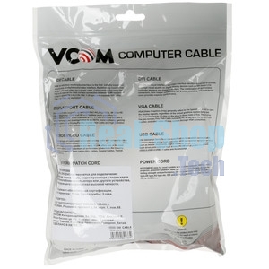Кабель ATCOM АТ9148 Dvi-Dvi 2 ferite черный 24/24pin пакет 24+1(DVI-D) - 3,0 м