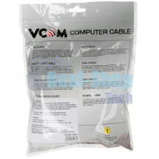 Кабель ATCOM АТ9148 Dvi-Dvi 2 ferite черный 24/24pin пакет 24+1(DVI-D) - 3,0 м