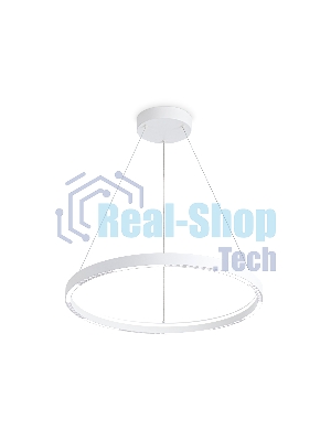 Подвесной светодиодный светильник Ambrella light FL5851 WH белый 35W 3000K/4200K/6400K D600*600 (без ПДУ)
