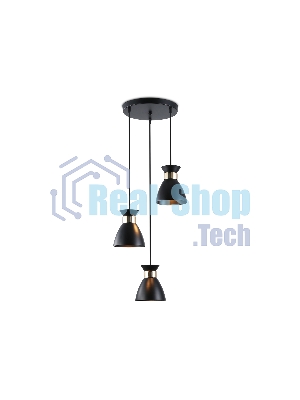 Светильник Ambrella light TR8470/3 BK/FGD черный/золото E27/3 max 60W D340*1000