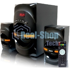 Акустическая система Dialog Progressive AP-210B BLACK 2.1, 30W+2*15W RMS, Bluetooth, USB+SD reader
