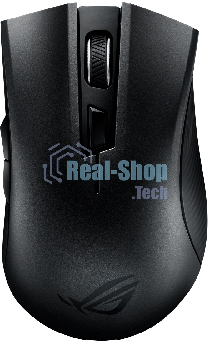 Мышь беспроводная ASUS ROG Strix Carry черный, 7200 dpi, радиоканал, Bluetooth, USB, кнопки - 6