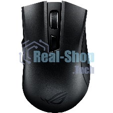Мышь беспроводная ASUS ROG Strix Carry черный, 7200 dpi, радиоканал, Bluetooth, USB, кнопки - 6