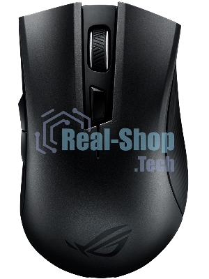 Мышь беспроводная ASUS ROG Strix Carry черный, 7200 dpi, радиоканал, Bluetooth, USB, кнопки - 6