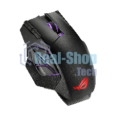 Мышь беспроводная/проводная ASUS ROG Spatha X черный, 19000 dpi, радиоканал, USB, кнопки - 12