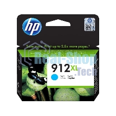 Картридж струйный HP 912 3YL81AE голубой (825стр.) для HP OfficeJet 801x/802x