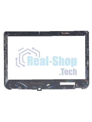 Сенсорное стекло (тачскрин) для Toshiba Satellite U40T S40T, черный с рамкой