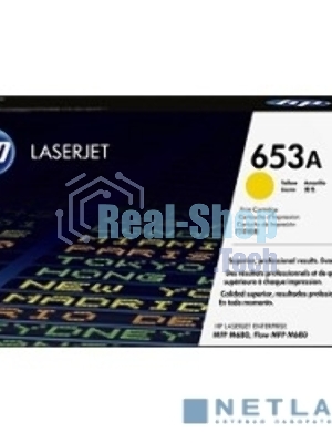 Тонер Картридж HP 653A CF322A желтый для HP MFP M680 (16000 стр.)