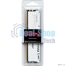 Оперативная память Kingston Fury Beast, DDR5, 16Gb (1x16GB), 5600MHz, CL36, DIMM, с радиаторами, белый